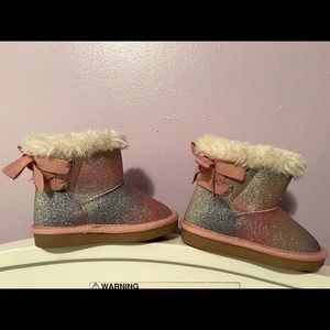 Toddler Girls Glitter Winter Boots